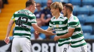 前田のアシストから古橋ゴールで2戦連発！ 前田は2Aの活躍でセルティック開幕3連勝《スコティッシュ・プレミアシップ》