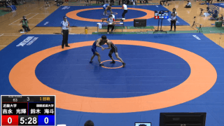 全日本学生レスリング選手権大会 第2マット【見逃し配信】