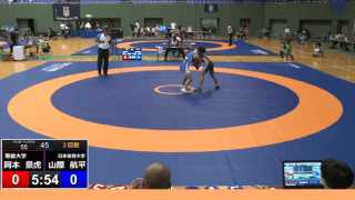 全日本学生レスリング選手権大会 第1マット【見逃し配信】