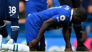 スパーズ戦でハムストリング負傷のカンテ、最低1カ月の離脱か