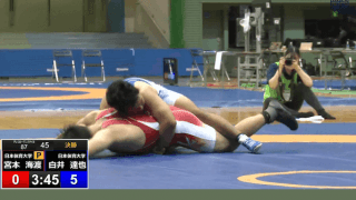 全日本学生レスリング選手権大会 第1マット【見逃し配信】※実況解説付き