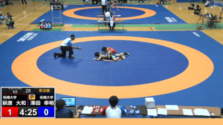 全日本学生レスリング選手権大会 第3マット【見逃し配信】