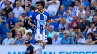 「三笘推しハンパねぇ」三笘薫の「英代表DF突破シーン」をブライトンが「別アングル公開」! 「ピッチ横」からの動画にファン興奮