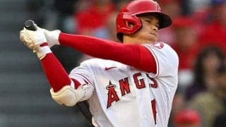【MLB】大谷翔平、右前安打で4試合連続安打　昨季サイ・ヤング賞左腕レイから快音