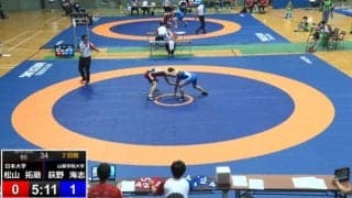全日本学生レスリング選手権大会 第3マット【見逃し配信】