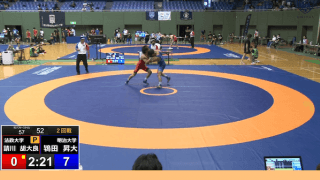 全日本学生レスリング選手権大会 第1マット【見逃し配信】