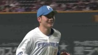 ハム清宮は「何気に肩ある」　公式戦初の三塁守備をファン絶賛「フォロースルー綺麗」