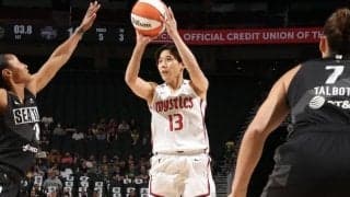 ミスティックスがストームとの第1戦に惜敗…町田瑠唯はジャンプシュートでPO初得点