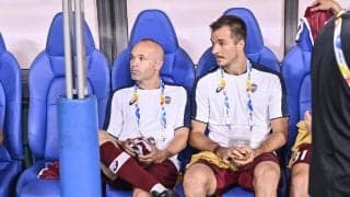 温存のイニエスタ、横浜FM戦後の「勝利のサムアップ写真」に「これぞキャプテン」と絶賛の声！ 「みんなよく戦った」とベスト8進出を喜ぶ！