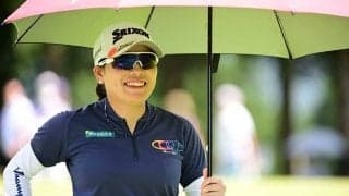 女子ゴルフ中継で「実は映り込んでいました…」　勝みなみの背後に目撃された思わぬ珍客