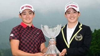 岩井千怜の2戦連続Vを双子の姉・明愛が祝福　18番のVパットに「凄い精神力だなと…」
