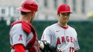 【MLB】大谷翔平が「全力で戦い抜いてくれた」　胃腸炎も登板、正捕手は評価「最大限の努力」