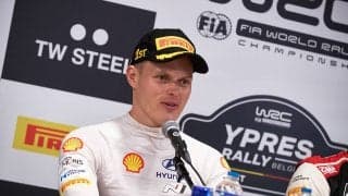 WRCベルギー：タナック「いい仕事ができた」イベント後記者会見