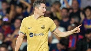 さすがの決定力!! レヴァンドフスキが34歳の誕生日にラ・リーガ初ゴールで自ら祝砲