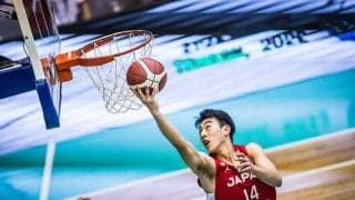 U18日本代表、アジア選手権初戦はレバノンに快勝…川島悠翔が22得点14リバウンド