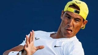 ナダルとフリッツ 全米で練習