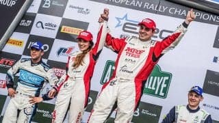 ERCズリンの開幕を前にエフレン・ラレーナのタイトルが確定、MRFタイヤがERC初制覇