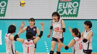 女子日本代表　3連勝でAVCカップ予選ラウンド1位通過