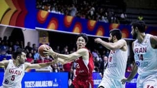 日本、反撃及ばずイランに敗戦…第2Qに5得点と失速、アジア予選2勝5敗に