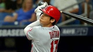 【MLB】大谷翔平、2試合ぶり安打は左中間二塁打　変則右腕から打球速度178キロ痛烈適時打