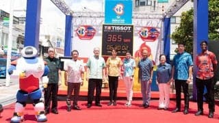 FIBAワールドカップ2023まであと1年 – 沖縄でカウントダウンクロック除幕式