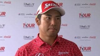 松山英樹「何とか18ホールできて良かった」　痛みに耐えながら「70」