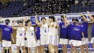 チームワークの良さが光った布水中学…「選手たちが楽しくやってくれた」と角田コーチ