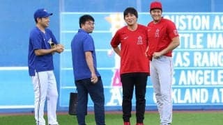 【MLB】大谷翔平、菊池雄星と“花巻東同窓会”　元日ハム職員も呼び寄せて談笑