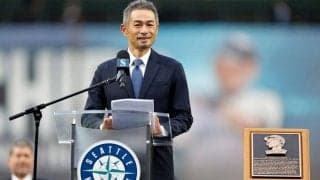 【MLB】イチロー氏「ワンちゃん2匹に負けた」　球団殿堂入り式典で「ちょっと悲しかった」