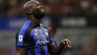 ルカク、練習中に太もも負傷…ミラノ・ダービー欠場か