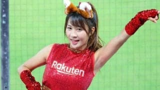 台湾では「きつねダンス」を踊って話題　楽天モンキーズのチアが仙台でパフォ披露