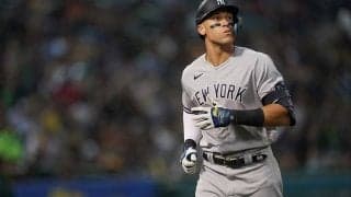 【MLB】ジャッジ、2打席連続の申告敬遠　大谷翔平とのMVPバトルも…敵地に大ブーイング