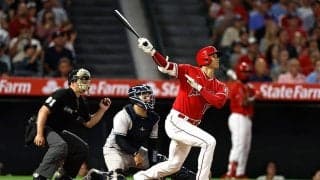 大谷翔平、ヤ軍相手に勝ち越し29号！　低めスプリット打ちに米記者仰天「なんて男だ」