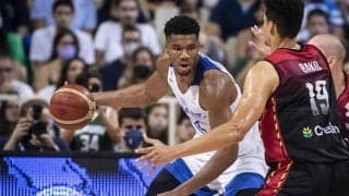 ヤニスのホームデビュー戦に予選最多1万9443人のファンが来場…ギリシャはベルギーに快勝