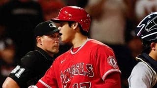 大谷翔平、泳がされても“確信歩き”の29号　一塁側アングルに米驚愕「片手で打った」