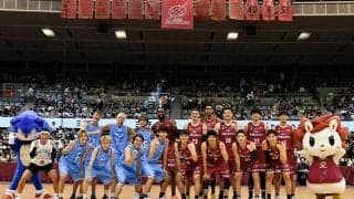 川崎ブレイブサンダースが人気クリエイター集団とコラボ企画開催…観客、視聴者を大いに魅了