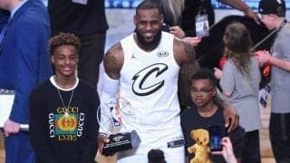 レブロンが長男ブロニーのみならず次男ブライスとNBAで共演する夢を明かす