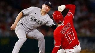 【MLB】大谷翔平の「スライディングが美しい」　左前打を二塁打にした“足”は「速すぎる」