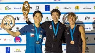 本間大晴が3戦連続表彰台の2位【リードW杯2022第4戦 ブリアンソン大会】