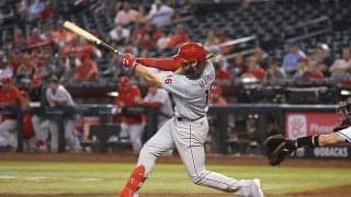 エンゼルスを離れた期待の若手が“新天地1号”　日本のファン反応「デカくなった？」