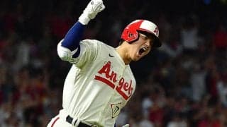【MLB】大谷翔平、会心の決勝3ランは「凄くいい本塁打」　球場切り裂く一撃で日本人初の快挙
