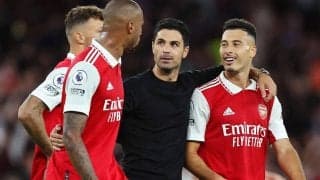 「監督として嬉しい限り」開幕5連勝のアーセナル、アルテタ監督は失点直後の勝ち越し弾に「チームとして示したいメンタリティ」