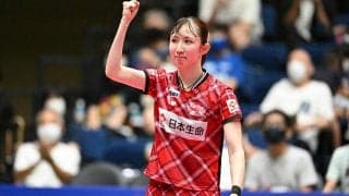 早田ひな「追う立場から追われる立場に。進化し続けないと」 急成長の14歳・張本美和の存在も意識