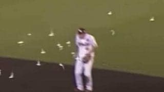 珍客襲来で試合中断　“乱入騒ぎ”は「最強の刺客」「生命感じずにいられない」