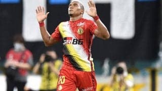 名古屋FWマテウス・カストロが左ヒザ内側側副じん帯損傷…G大阪戦で負傷交代