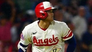 大谷翔平が打席でビックリ　161kmシンカー体感の表情に米反響「この反応、MLB最高だ」