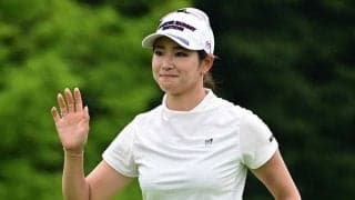 原英莉花は3位好発進　逆風＆打ち上げでも277yビッグショット披露「今のヤバい！って」