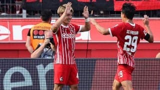 「素晴らしいゴール！！」「よく詰めてた」好調・堂安律が執念の決勝弾、フライブルクを首位に導く