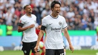 「あの折り返しに反応できるのすごい」鎌田大地が「ダイビングゴール」で今季3点目！ 「信頼されてるんだろうな」と絶賛された4点大勝の口火弾！