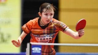 世界6位早田ひな 小学生2位の伊藤にストレート勝ちで初戦突破【卓球 全農CUP TOP32】